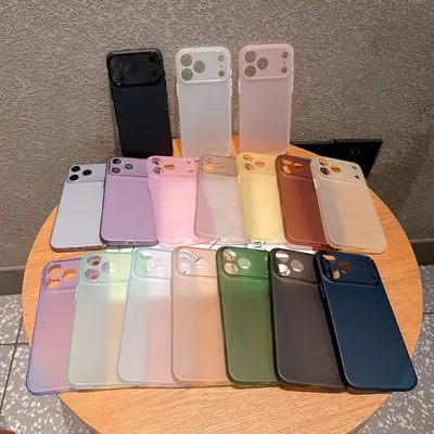 Matte ultradünne TPU-Schutzhülle für iPhone 18 Pro