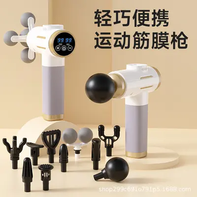 Handheld Massage Gun, Multi-Head, Portable - 2