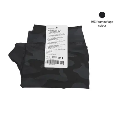 Women's Yoga Pants with Logo, Nine-Point Length, High Waist, Butt Lift - 12