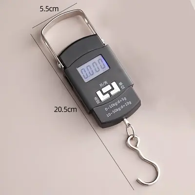 Portable digital scale, high precision, with hook