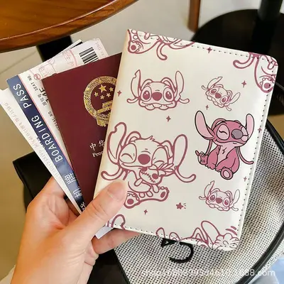 Stitch passport holder, multifunctional document case