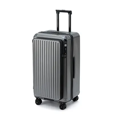 Front-Opening Luggage 2025 New Model Expandable Multi-functional Trolley Case 20 inch Travel Suitcase Carry-on Luggage with Password Lock for Men and Women
