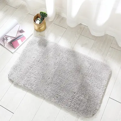 Yüksek tiftikli kaymaz banyo paspası, emici, kalınlaştırılmış - 9