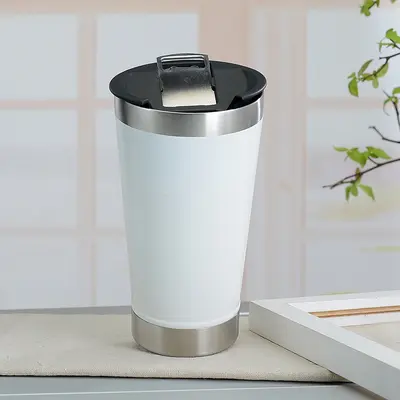 Edelstahl-Isolierflasche mit Flaschenöffner, Auto-Becher - 7