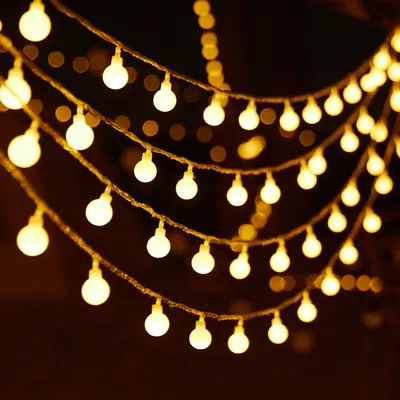 LED küçük renkli ışık dize durak yıldız ışığı kamp tarzı atmosfer ışık dize Noel açık hava festivali dekoratif ışık yanıp sönen ışık pil - 9
