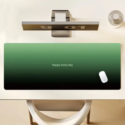 Ekstra büyük degrade renkli, özel logolu oyun ve ofis klavye masa örtüsü mouse pad'i - 9