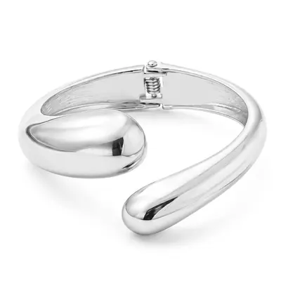 Beliebtes grenzüberschreitendes Armband Europa und Amerika, INS Minimalist unregelmäßiges Wellenmuster Schmuck Metall glänzendes Armband Frauenaccessoires - 8