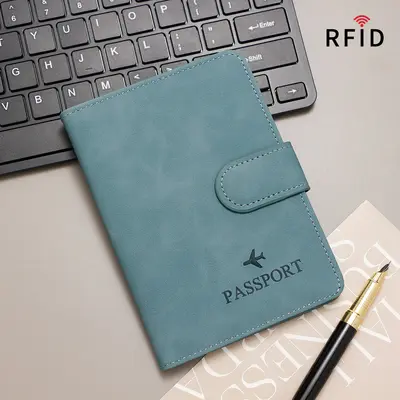 RFID-Reisepassmappe mit Dokumententasche - 9
