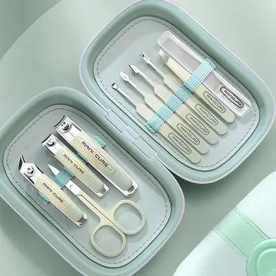 Nagelschere-Set, Nagelschere, Nagelschere, Fußnagelschere, einzelne multifunktionale Pediküre, tragbare Manikürschere für Zuhause - 7