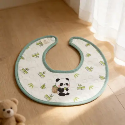 Baby Cotton Gauze Bib, Ultra-Thin, Waterproof, Quick-Dry, for Summer