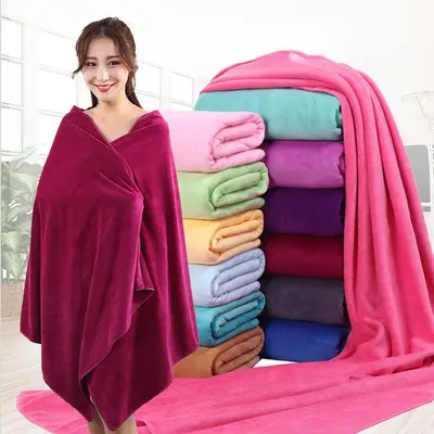 Güzellik salonu büyük banyo havluları toptan satış, ekstra büyük ve kalın, yetişkinler için emici banyo havluları, mikrofiber güzellik salonu yatak havluları