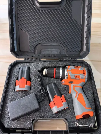 16.8V brushless cordless drill, impact, lithium, 3-function - 12