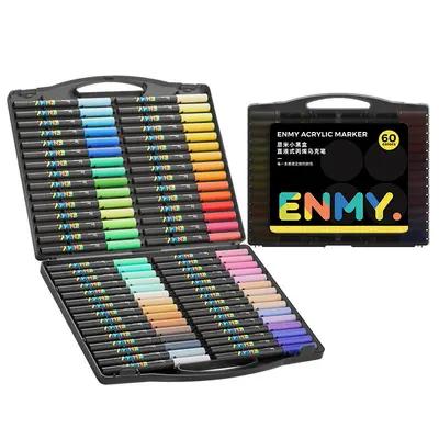 Enmi Acrylic Marker Pen Single Refill, Liquid Acrylic, Layerable Colors