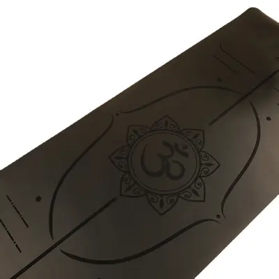 PU natural rubber yoga mat, 4.5mm, non-slip, sweat-absorbent, foldable - 6