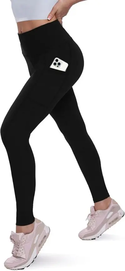 Polar Astarlı Kalın Yüksek Belli Kadın Sıcak Tayt, Cepli Fitness Pantolon - 7