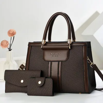Mature Women's Handbag, Large Capacity Mom Bag - 4