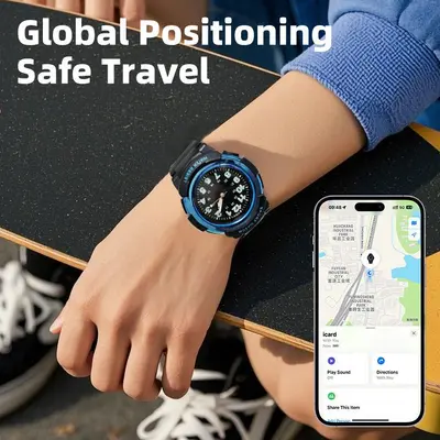 Çocuk GPS saati iOS ve Google uyumlu akıllı saat - 1