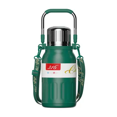 316 Paslanmaz Çelik Termos Çay Süzgeçli Çift Katmanlı 500 ml - 12