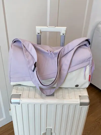 Fitness yoga bag, single shoulder, wet-dry separation
