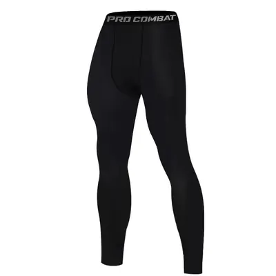 Men's 3/4 Length Basketball Compression Pants, Ice Silk Breathable, Quick-Dry - 11
