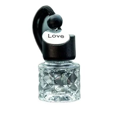 Fragrance Rearview Mirror Car Perfume Bottle, Car Pendant Hanging Ornament Perfume Essential Oil Bottle