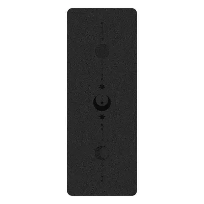 Natural Rubber Yoga Mat with PU Coir Surface, Non-Slip, 6mm - 13