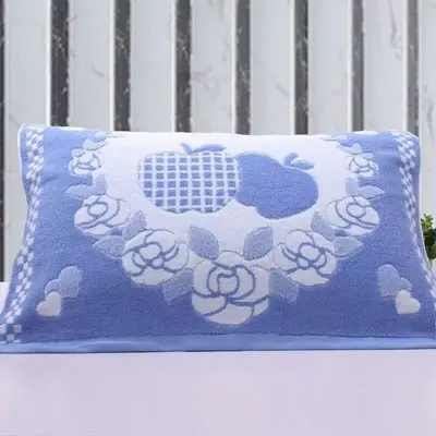 Thick Cotton Terry Pillowcase Set of 2, Oversized Full Coverage