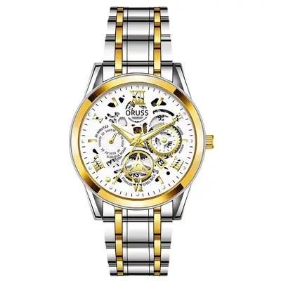 Official movement Swiss brand men's watch waterproof men's watch luminous watch hollow dial diamond watch calendar fashion watch - 9