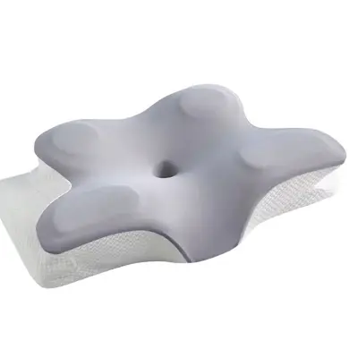 Bellek köpüklü traction yastık, ergonomik kelebek tasarım, boyun desteği