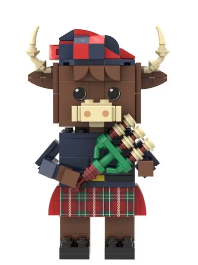 Highland Cow Building Block Set, Multiple Designs Desktop Ornament - 10