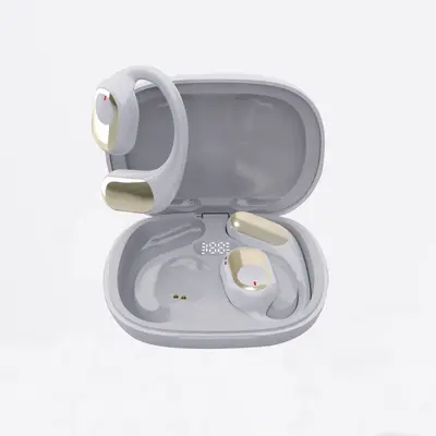 Echter kabelloses Bluetooth-Kopfhörer Knochenleitungs-Ohraufhänger Sport-Stil Bluetooth-Kopfhörer Großhandel hängender Nacken-Stil leicht - 3
