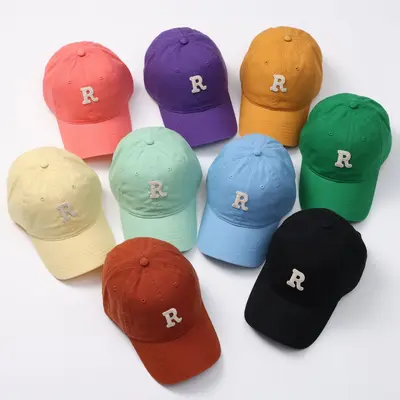 Korean versatile face-slimming small R-shaped baseball cap, curved-brim sun visor autumn and winter new fashion extended sun protection duck bill cap