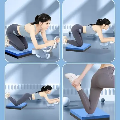 Yoga Kalın Diz Minderi, Plank ve Core Antrenman Minderi, Kaymaz Yüzey - 6