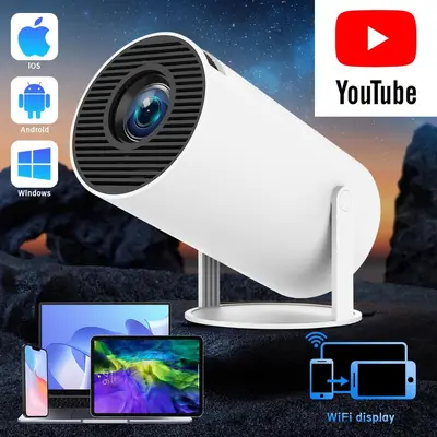 Hy300pro Çapraz Sınır Aynı Ekran Sürümü Taşınabilir Mini Ev Yüksek Çözünürlüklü Projeksiyon Cihazı Tüp Projektör Fabrika Youtube