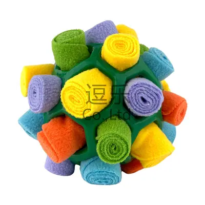Pet Sniffing Toy Ball, Multifunctional Eco-Friendly Rubber Ball, Bite-Resistant - 7