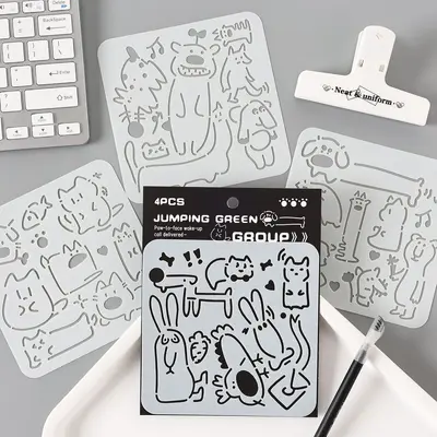 Holiday Hollow Painting Stencil Oil Stick Drawing Template
