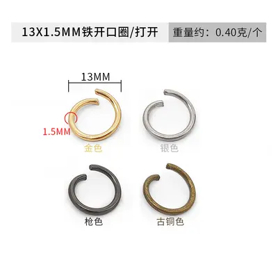 Iron 6-22mm Open Jump Rings and Clasps for Bracelets and Necklaces - 10