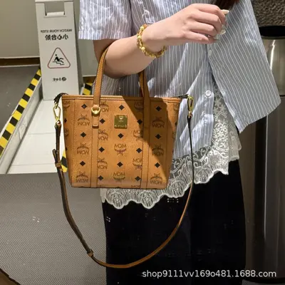 Mini baskılı kadın tote çanta, işe gidiş için alışveriş çantası - 3