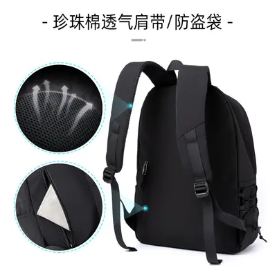 Men's Travel and Laptop Backpack for Middle School and University Students - 4