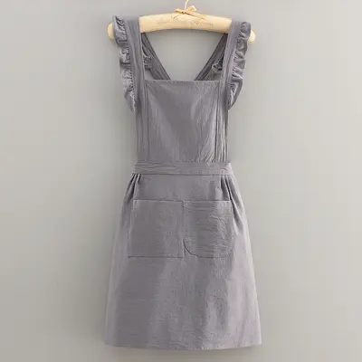 Japanese-Style Restaurant Apron, 100% Cotton, for Women and Men