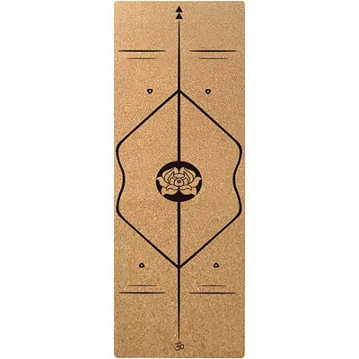 Thick Non-Slip Foldable Cork Yoga Mat for Men - 8