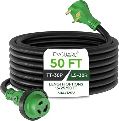 TT-30PL5-30R US Standard Power Cord with LED Power Indicator and Self-Locking Plug - 7