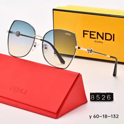 Polarized Large Frame Metal Retro Sunglasses for Women - 1