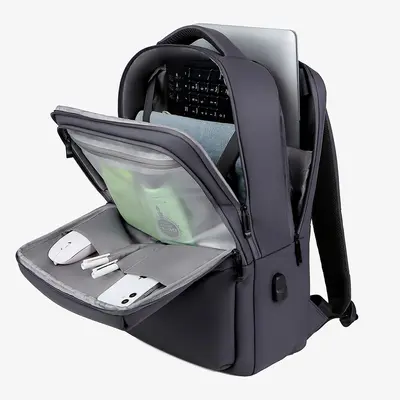 Large Capacity Backpack, Wet-Dry Separation, Laptop Compartment, Travel - 4