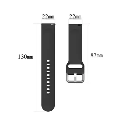 22mm Silicone Watch Strap for CMF BY NOTHING Watch3 Pro, Compatible with CMF Pro2 Sport Ba