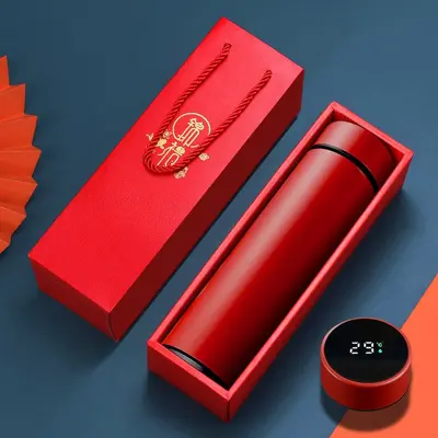 Smart Temperature Display Insulated Tumbler with Engraving Option - 13
