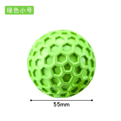 Eysenka Squeaky Dog Ball Toy, Bite-Resistant Chew Toy for Teeth - 10