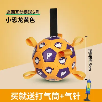 Interactive Football Dog Toy for Outdoor Use, Bite-Resistant - 9