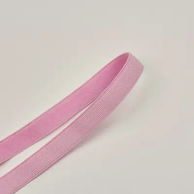 1cm Single-Sided Plush Elastic Band, Nylon Plaid, Bra Hem Trim - 11