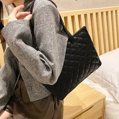 Damen-Tote-Bag, große Mama-Tasche, modische Einkaufstasche - 9